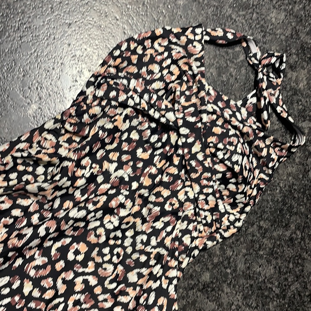 Isabel Maternity Animal Print Bathing Suit - Picture 3 of 5